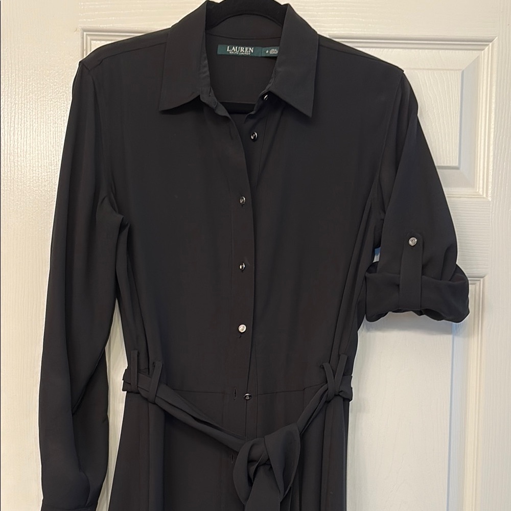 Lauren Ralph Lauren Black Long Sleeve Dress